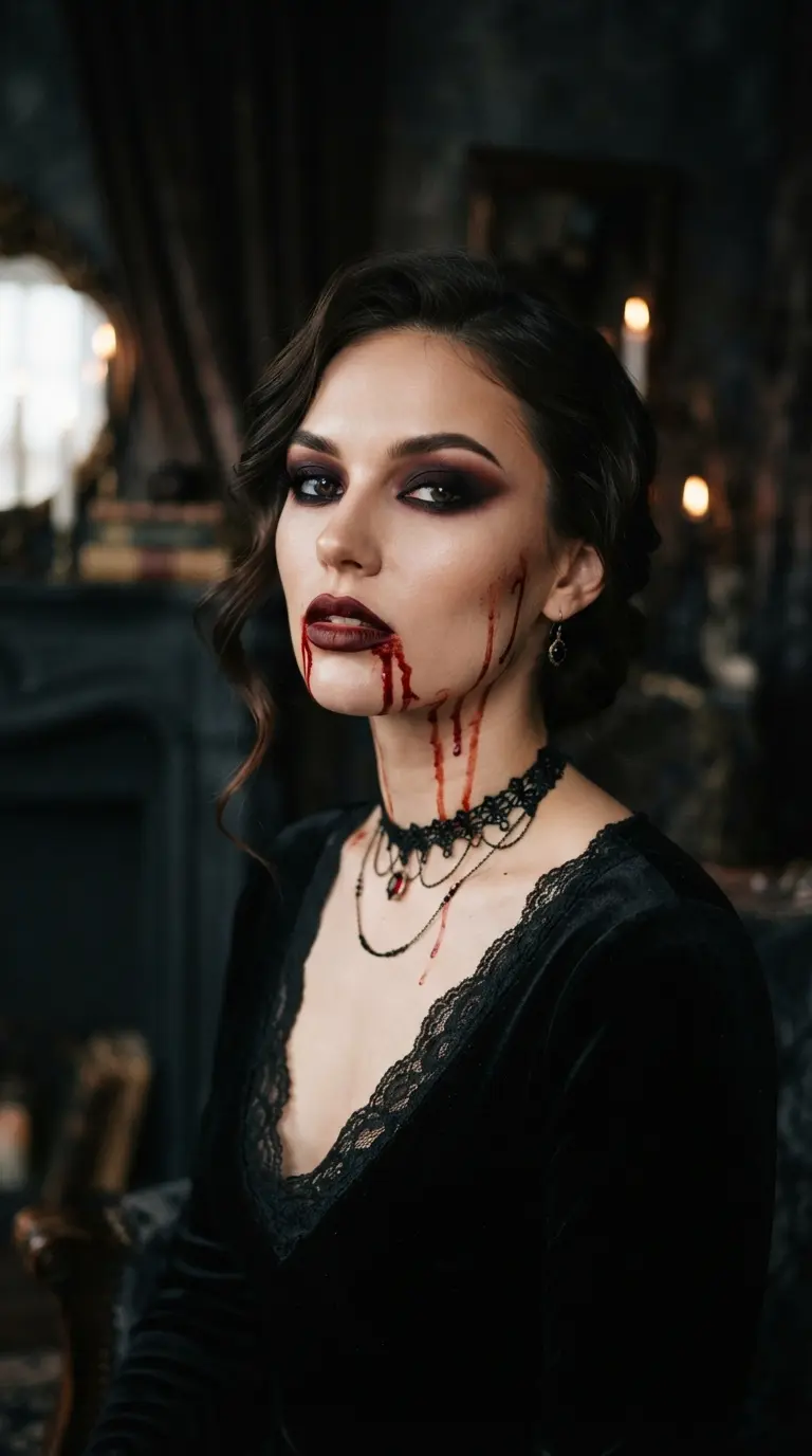 18 Easy Halloween Makeup Ideas: Makeup Inspiration for a Jaw-Dropping Halloween Look 10 easy halloween makeup ideas 3269