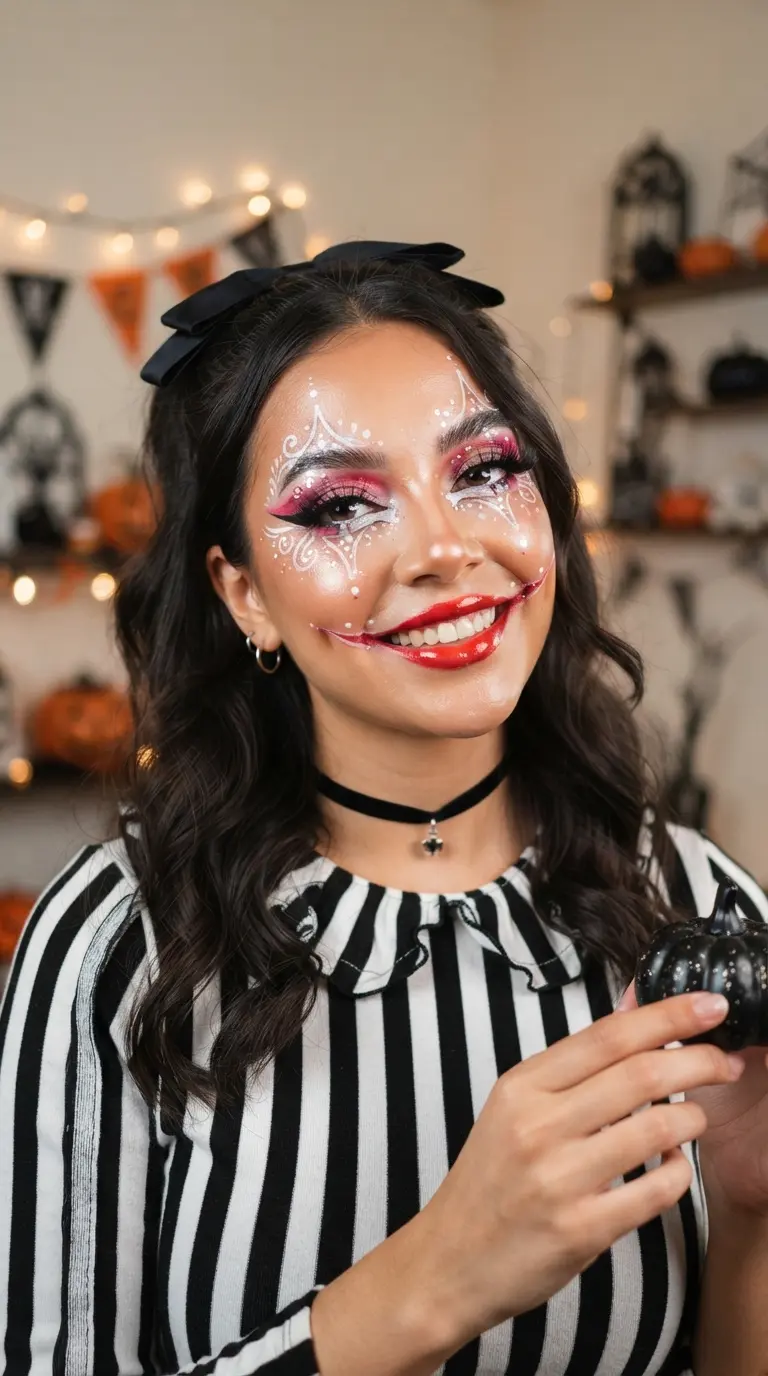 18 Easy Halloween Makeup Ideas: Makeup Inspiration for a Jaw-Dropping Halloween Look 16 easy halloween makeup ideas 3275