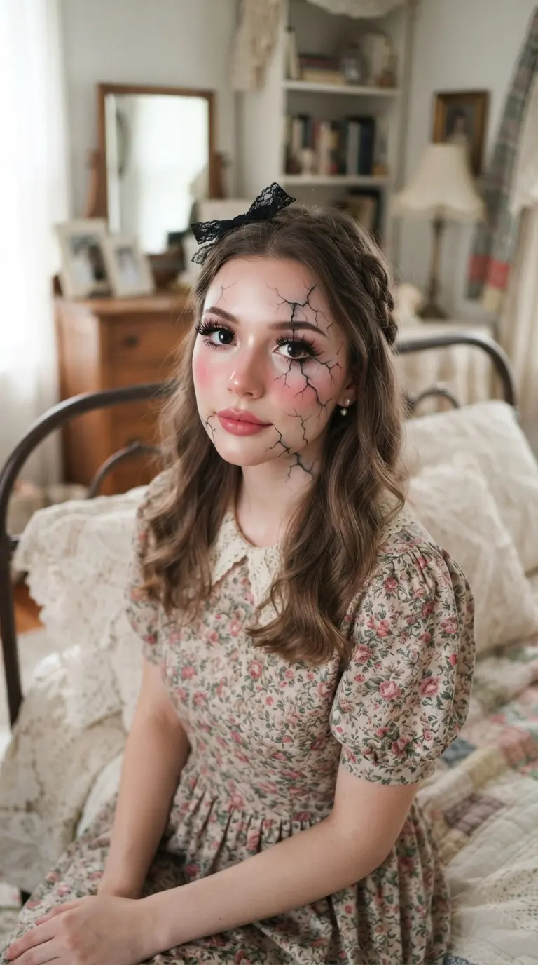 18 Easy Halloween Makeup Ideas: Makeup Inspiration for a Jaw-Dropping Halloween Look 17 easy halloween makeup ideas 3276