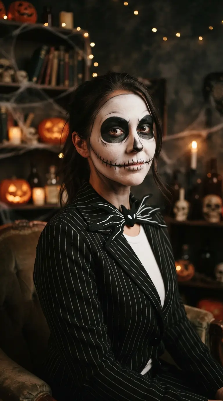 18 Easy Halloween Makeup Ideas for a Last-Minute Spooky Glow-Up 8 easy halloween makeup ideas for a last minute spoo 2586
