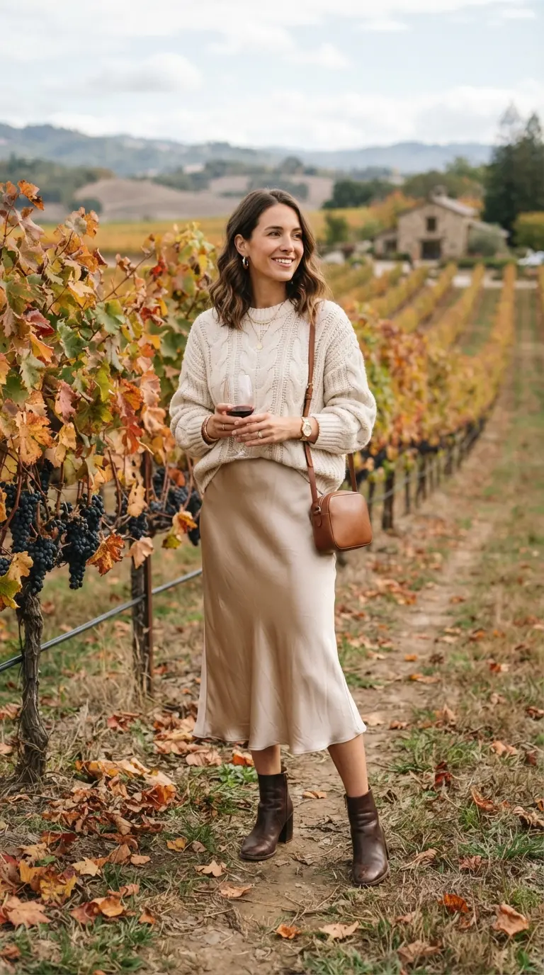 20 Fall Winery Outfits for a Chic, Cozy & Picture-Perfect Wine Country Day 4 fall winery outfits 2841