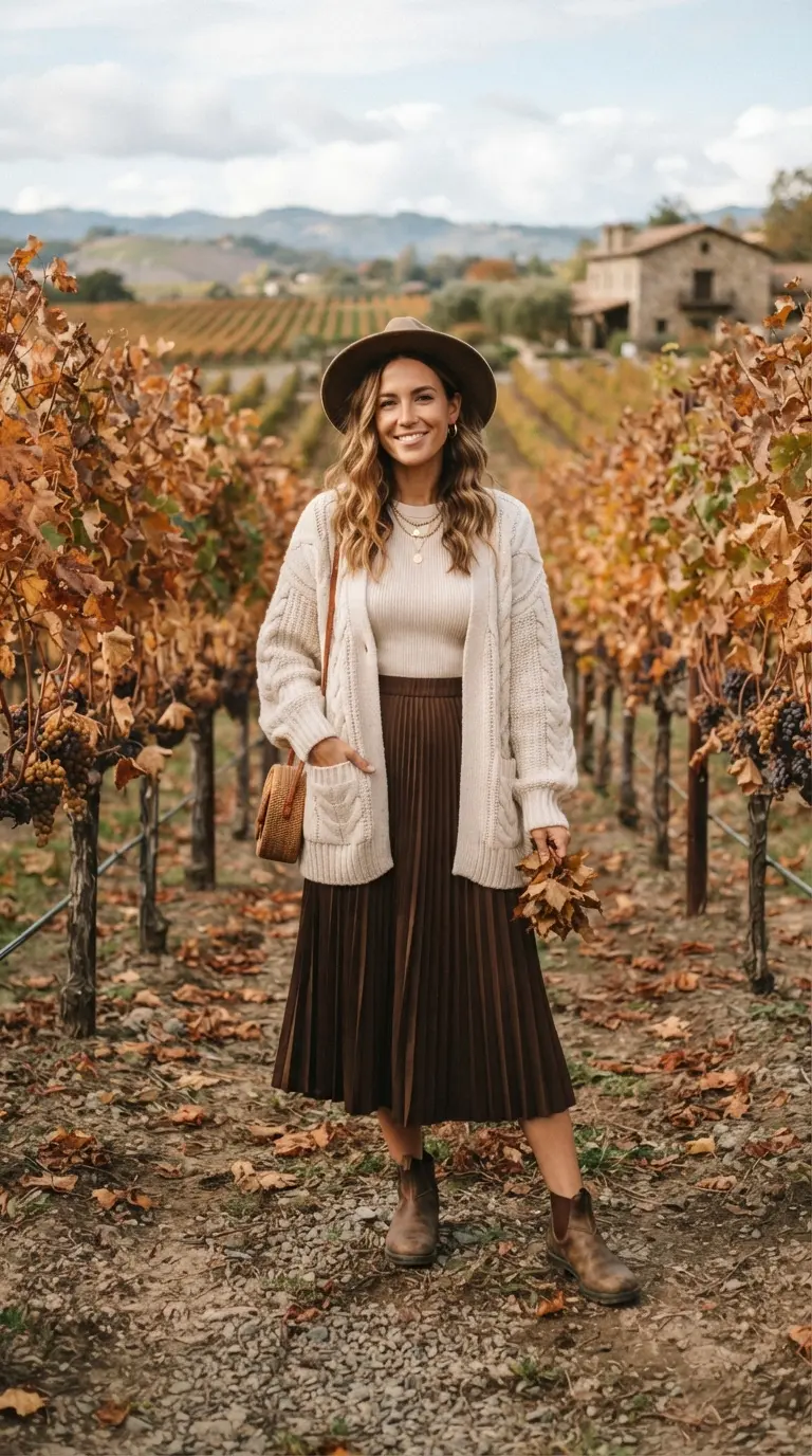 20 Fall Winery Outfits for a Chic, Cozy & Picture-Perfect Wine Country Day 6 fall winery outfits 2843