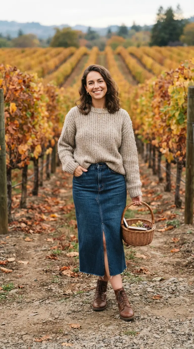 20 Fall Winery Outfits for a Chic, Cozy & Picture-Perfect Wine Country Day 10 fall winery outfits 2847