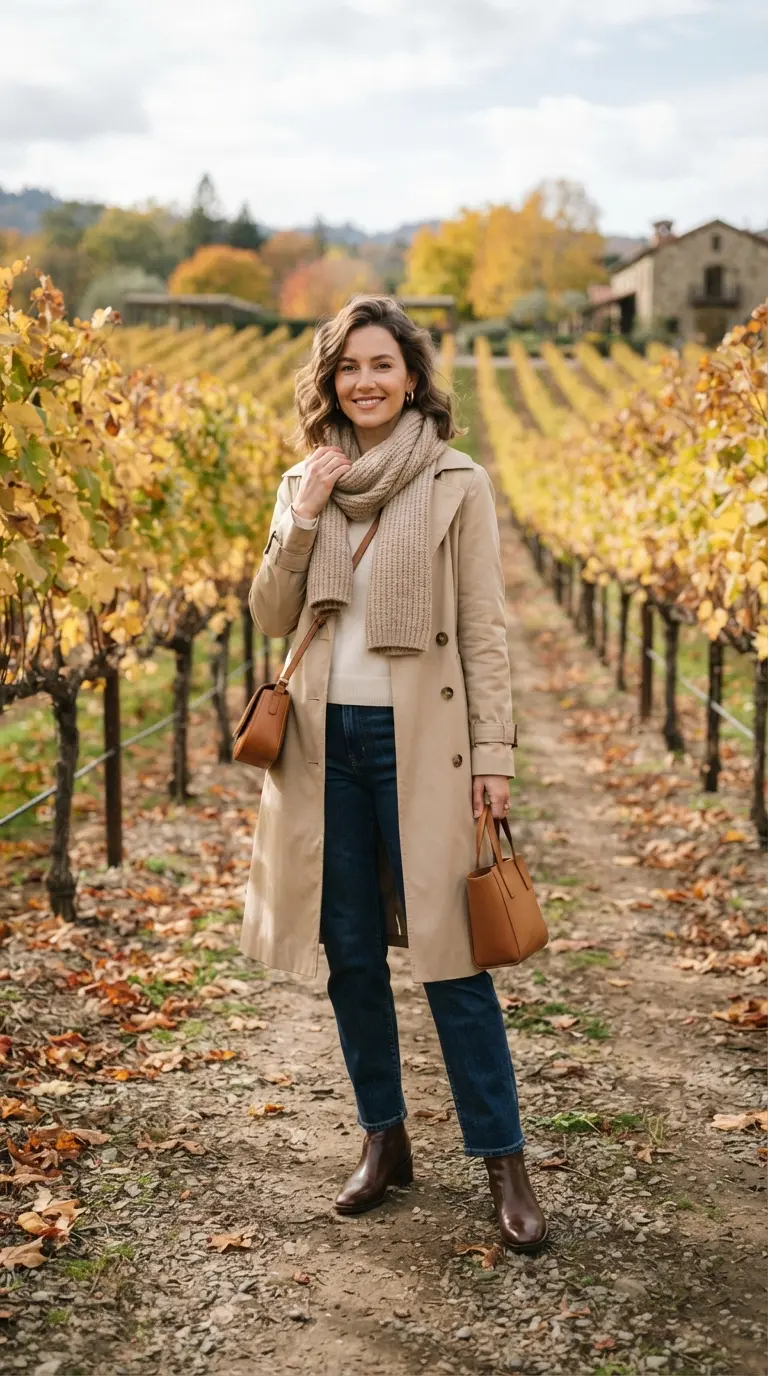 20 Fall Winery Outfits for a Chic, Cozy & Picture-Perfect Wine Country Day 11 fall winery outfits 2848