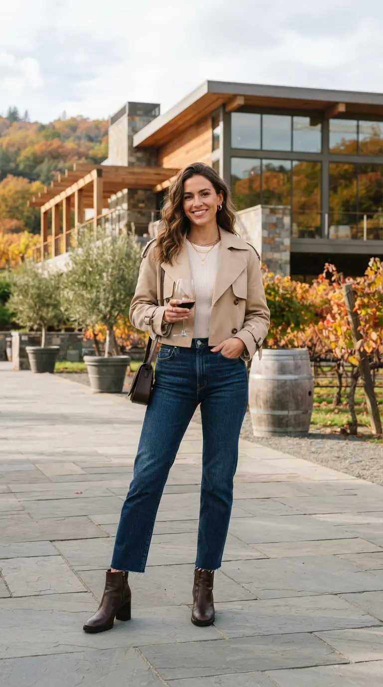 20 Fall Winery Outfits for a Chic, Cozy & Picture-Perfect Wine Country Day 14 fall winery outfits 2851