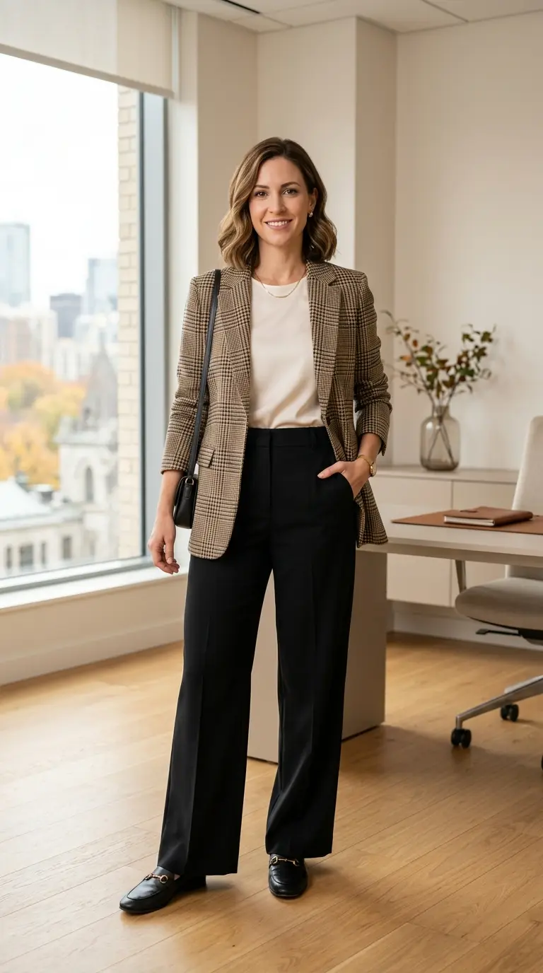 17 Fall Work Outfits for Women to Look Polished, Cozy & Office-Ready 8 fall work outfits for women to look polished 2865