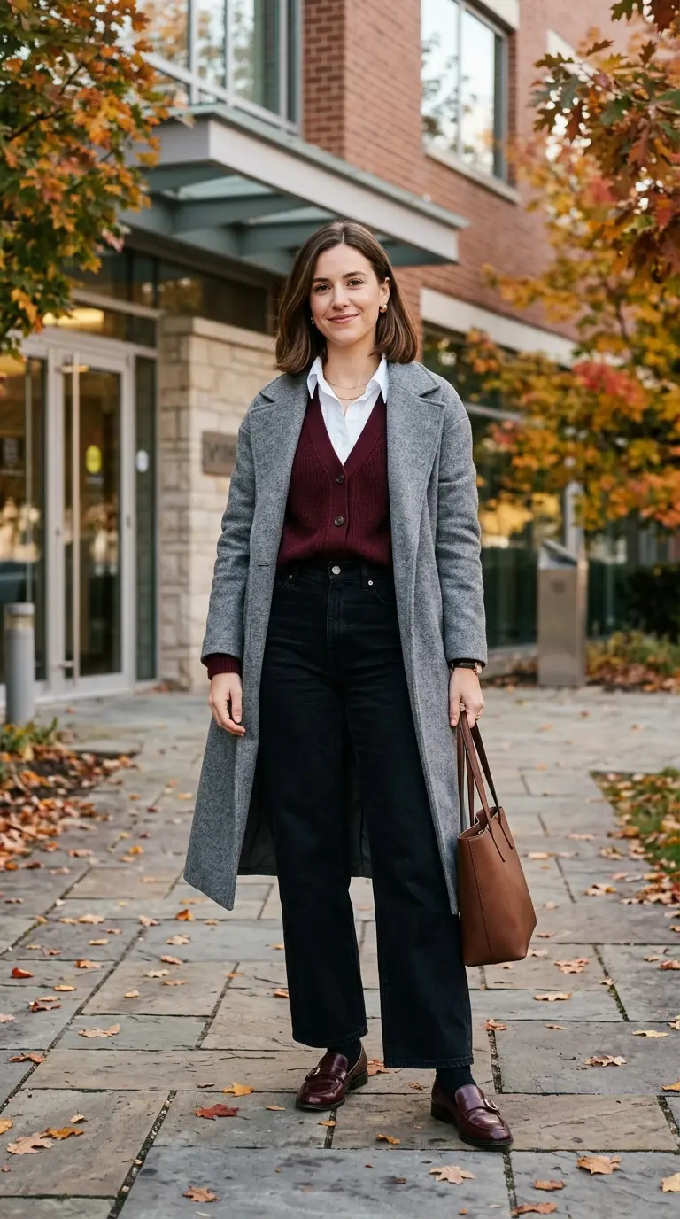 17 Fall Work Outfits for Women to Look Polished, Cozy & Office-Ready 10 fall work outfits for women to look polished 2867