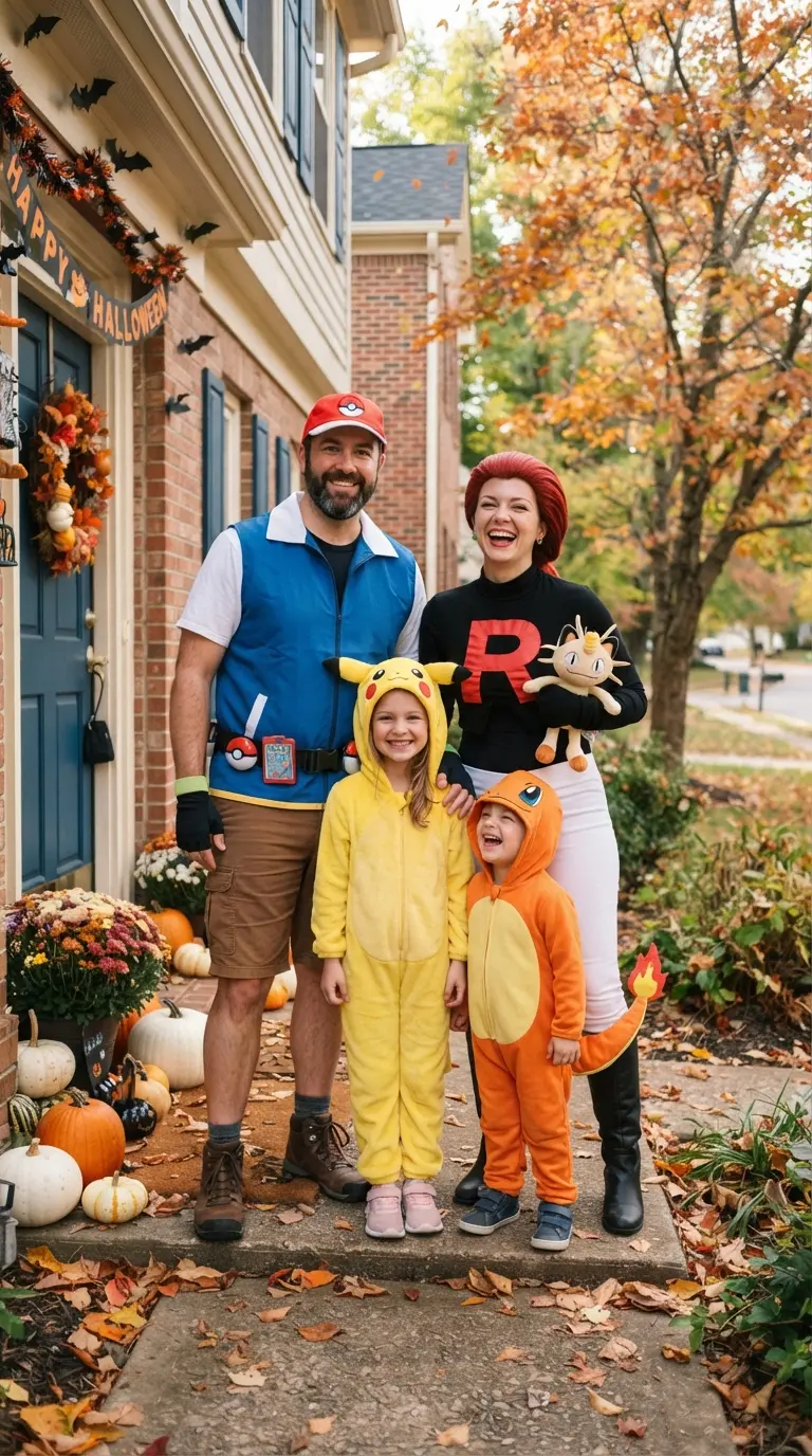 25 Fun Family Halloween Costumes for a Picture-Perfect Spooky Night 3 fun family halloween costumes 2309