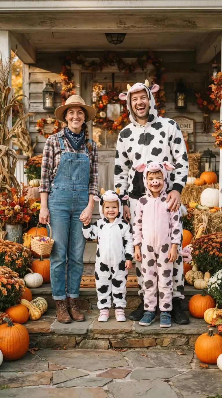25 Fun Family Halloween Costumes for a Picture-Perfect Spooky Night 14 fun family halloween costumes 2320