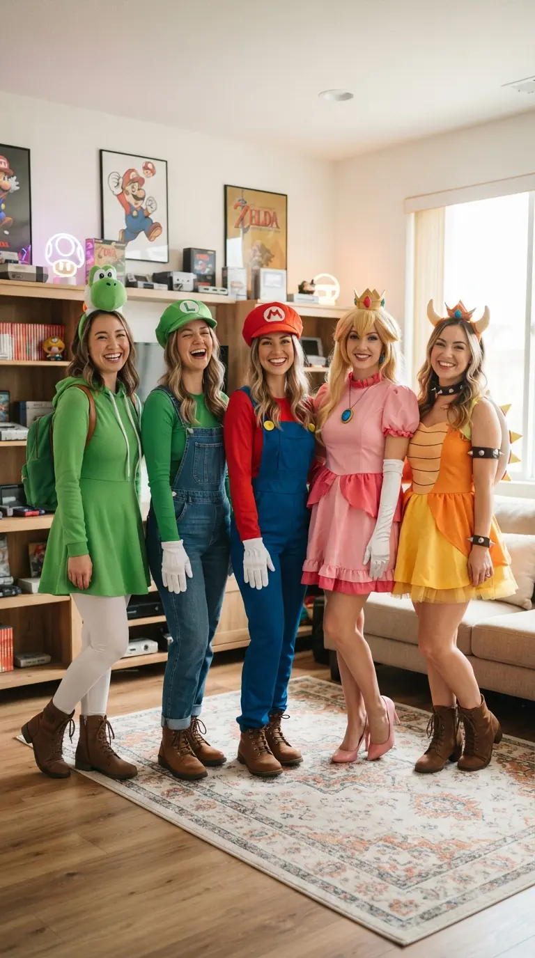 75 Show-Stopping Group Halloween Costumes for Girls Everyone Will Love 51 group halloween 2417