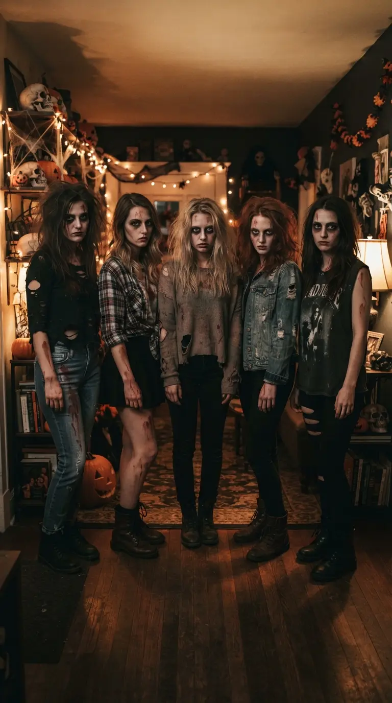 75 Show-Stopping Group Halloween Costumes for Girls Everyone Will Love 62 group halloween 2428