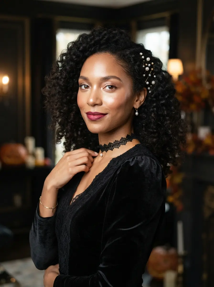 30 Trending Halloween Hairstyles for Curly Hair Perfect for a Girly Glam Style 8 halloween hairstyles for short hair 3524