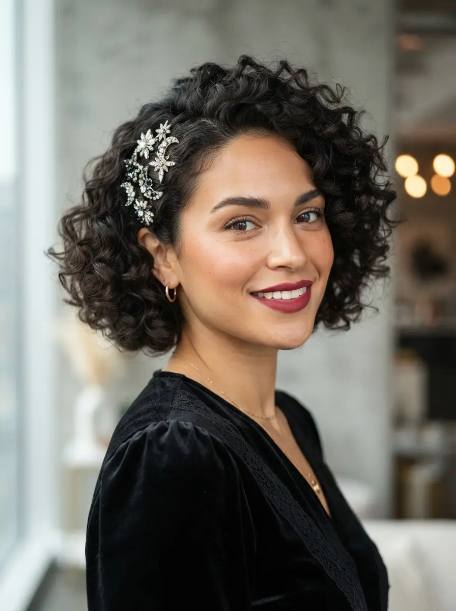 30 Trending Halloween Hairstyles for Curly Hair Perfect for a Girly Glam Style 10 halloween hairstyles for short hair 3526