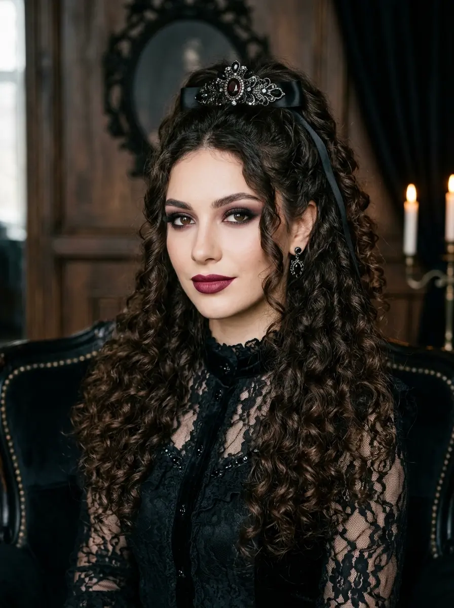30 Trending Halloween Hairstyles for Curly Hair Perfect for a Girly Glam Style 26 halloween hairstyles for short hair 3542