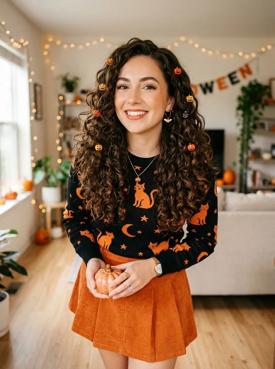 30 Trending Halloween Hairstyles for Curly Hair Perfect for a Girly Glam Style 27 halloween hairstyles for short hair 3543