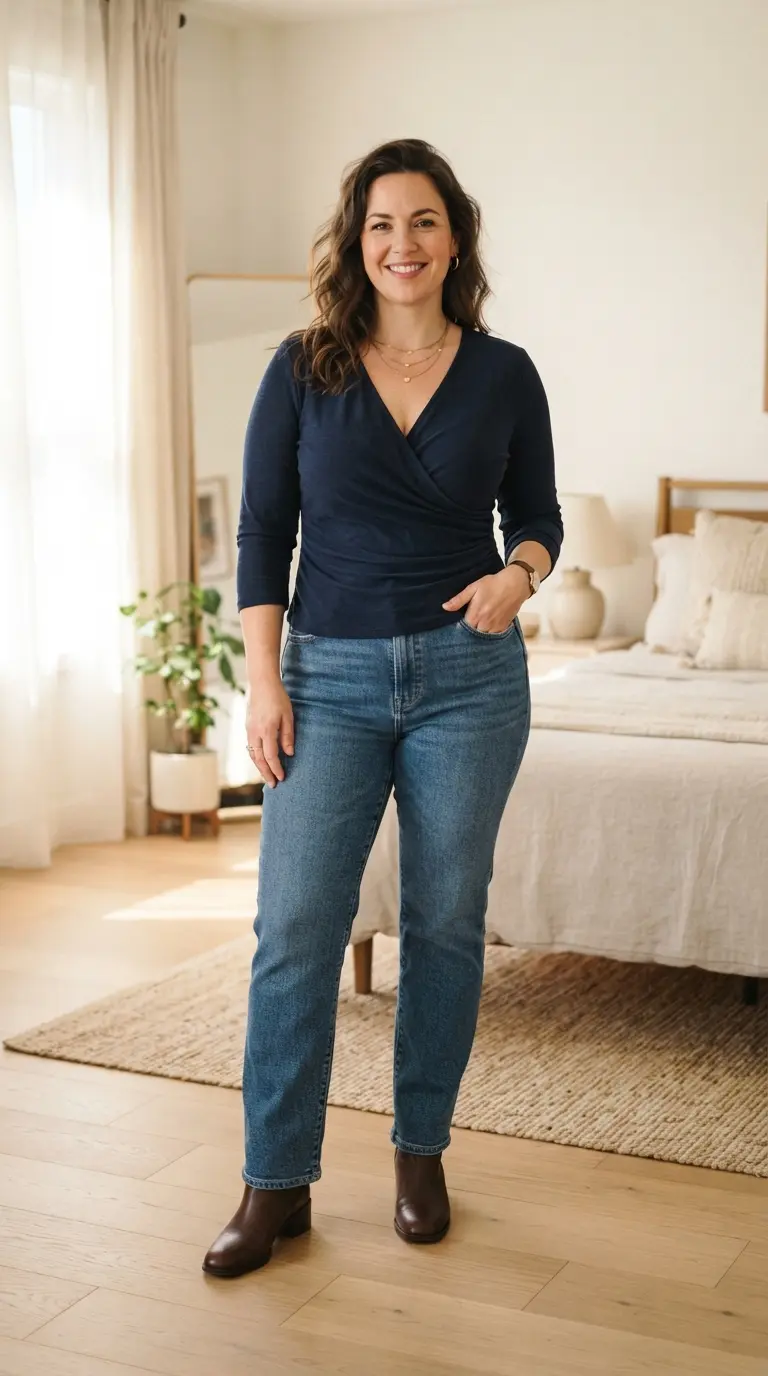 How to Dress With a Big Bust: 8 Best Fashion Tips + 13 Flattering Clothes 2 how to dress with a big bust 3142