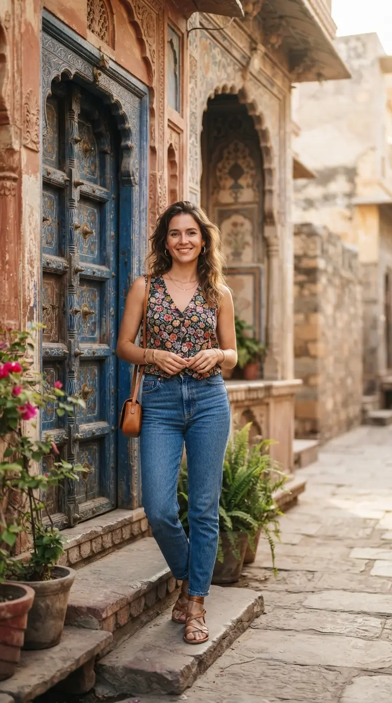 20 Jaipur Outfit Ideas for a Chic, Colorful & Photo-Ready Trip 16 jaipur outfit ideas for a chic colorful photo r 1473