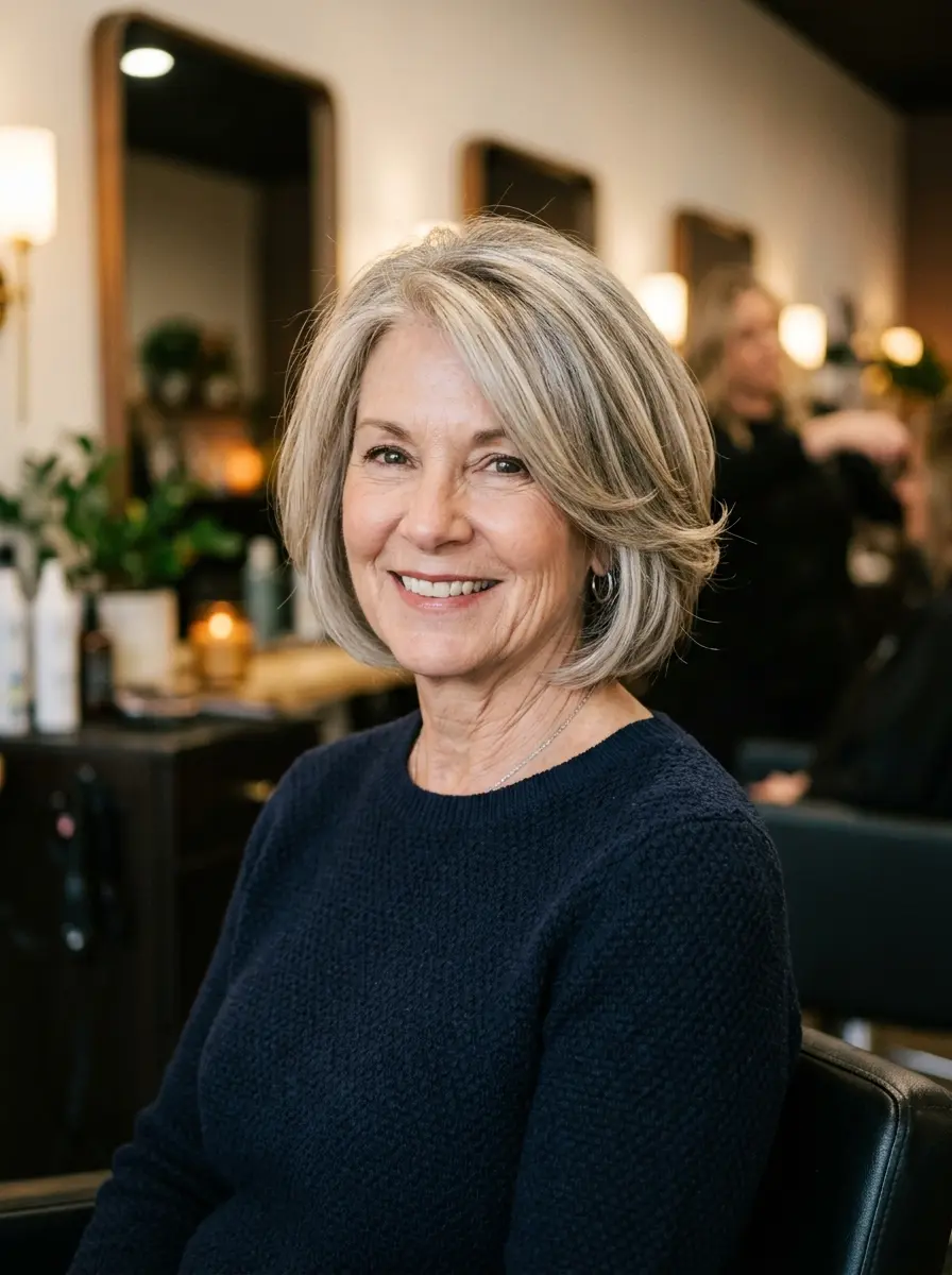 21 Layered Bob Haircuts for Women Over 60 That Look Fresh and Full 4 layered bob haircuts for women over 60 640