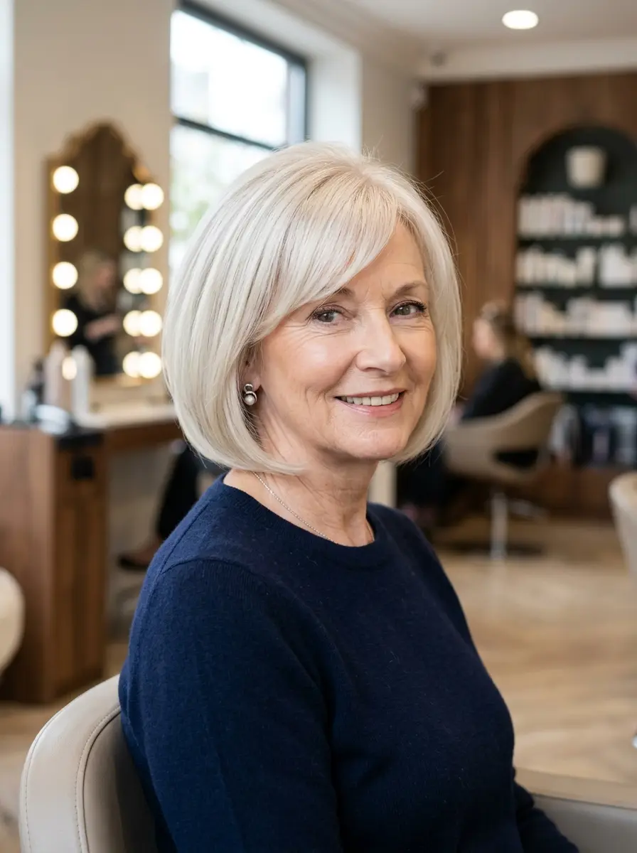 21 Layered Bob Haircuts for Women Over 60 That Look Fresh and Full 3 layered bob haircuts for women over 60 641