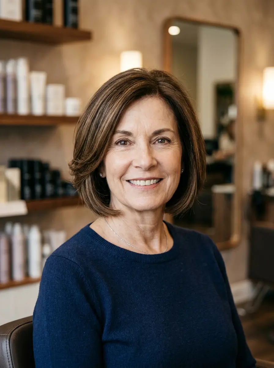 21 Layered Bob Haircuts for Women Over 60 That Look Fresh and Full 9 layered bob haircuts for women over 60 646