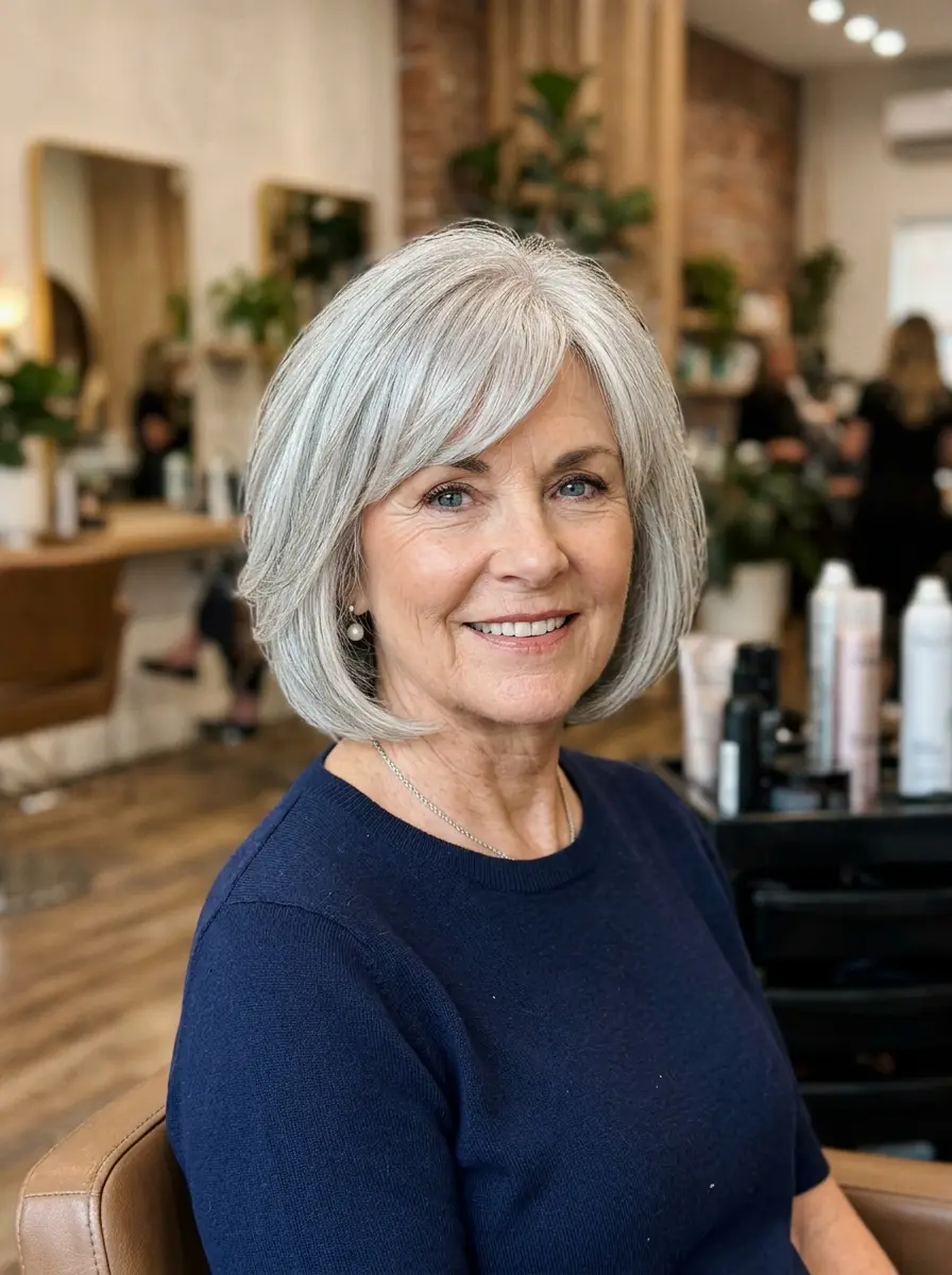 21 Layered Bob Haircuts for Women Over 60 That Look Fresh and Full 14 layered bob haircuts for women over 60 651
