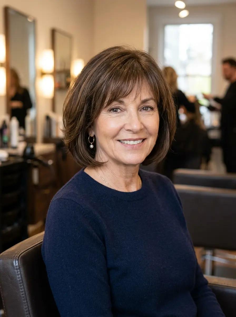 21 Layered Bob Haircuts for Women Over 60 That Look Fresh and Full 17 layered bob haircuts for women over 60 654