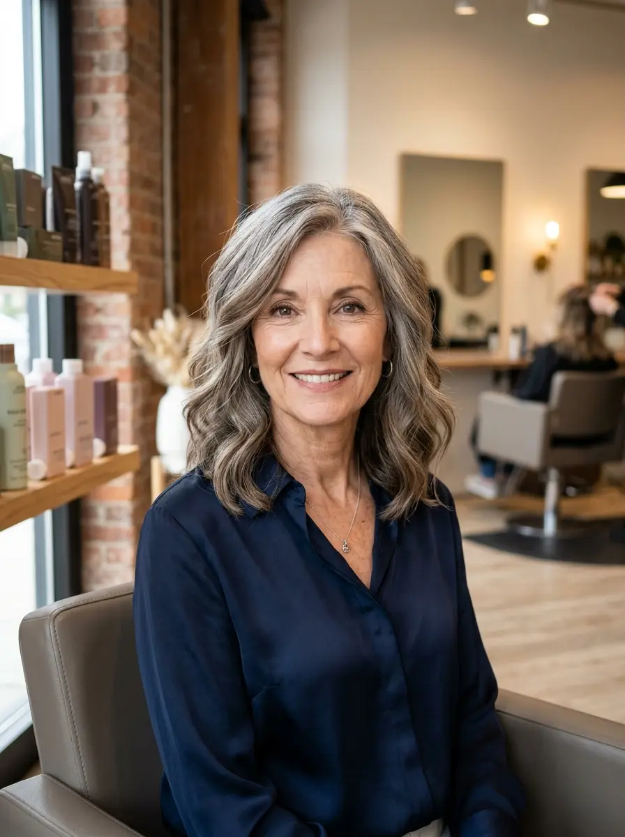 layered bob hairstyles for older women 663