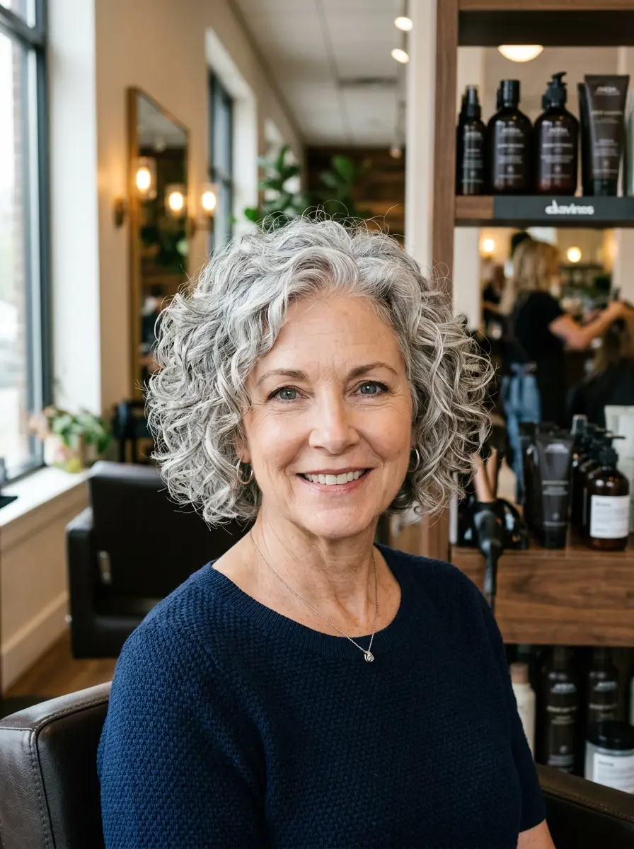 layered bob hairstyles for older women 673