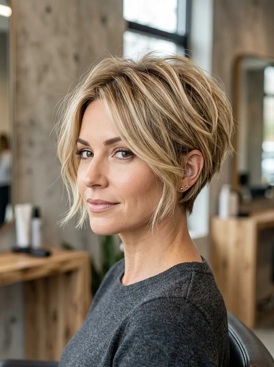 23 Layered Bob Hairstyles for Thin Fine Hair 22 layered bob hairstyles for thin fine hair 636