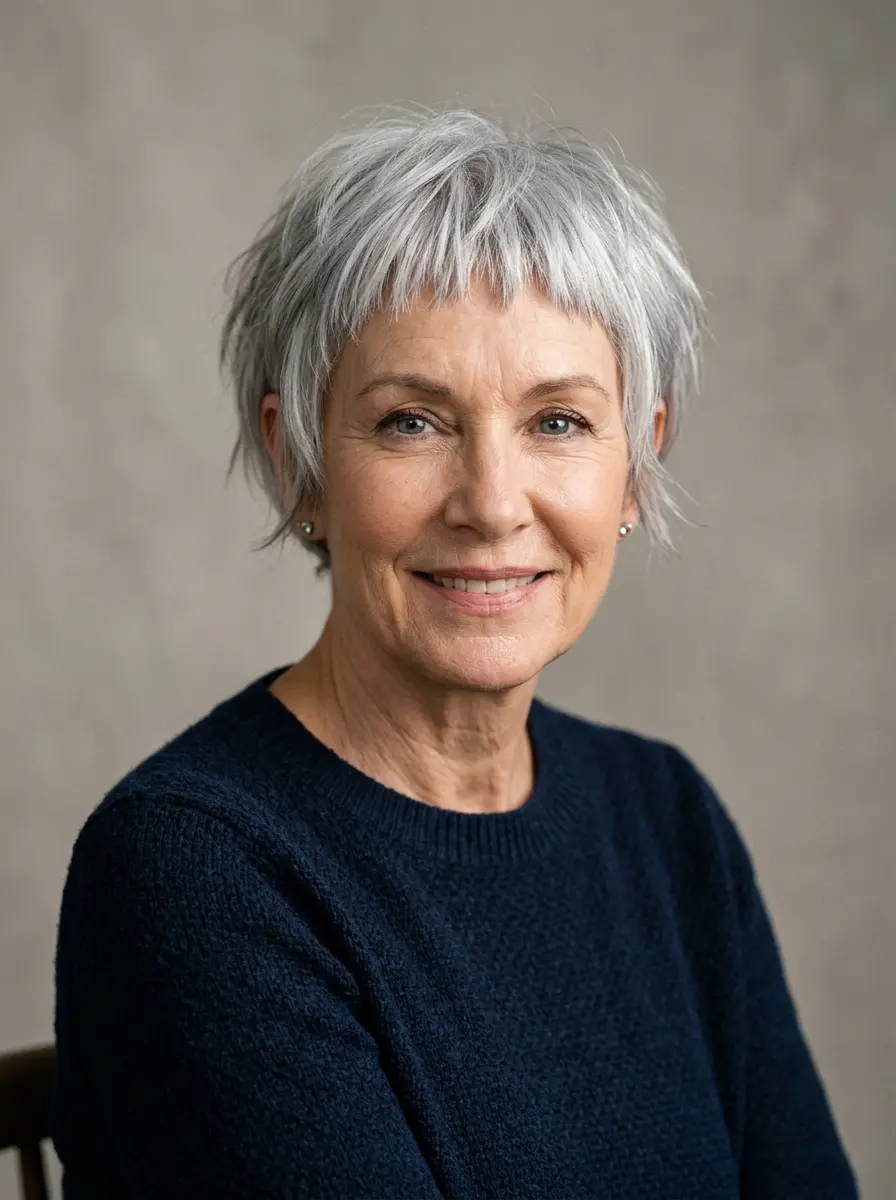 18 Low-Maintenance Choppy Bob Hairstyles for Women Over 60 1 low maintenance choppy bob hairstyles for women ov 477