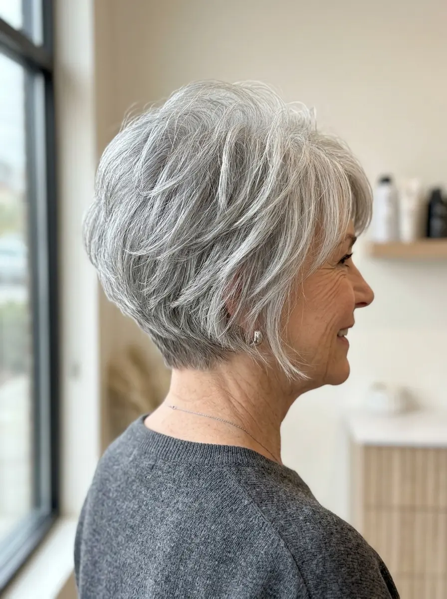 18 Low-Maintenance Choppy Bob Hairstyles for Women Over 60 6 low maintenance choppy bob hairstyles for women ov 482