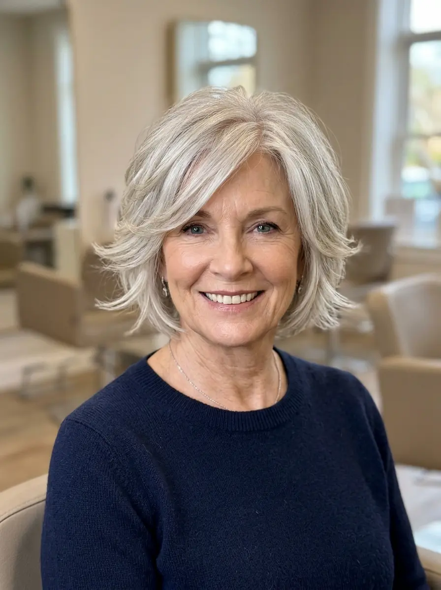 18 Low-Maintenance Choppy Bob Hairstyles for Women Over 60 7 low maintenance choppy bob hairstyles for women ov 483