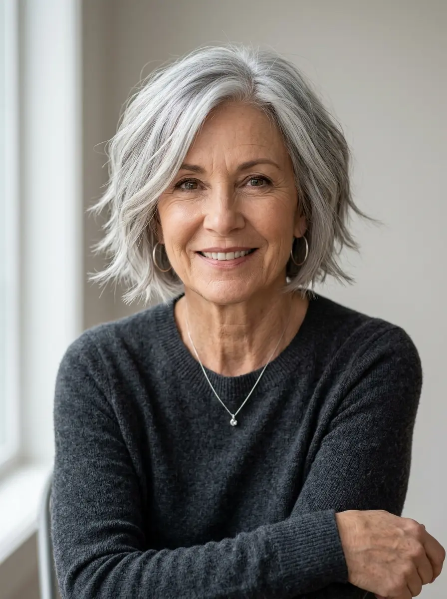18 Low-Maintenance Choppy Bob Hairstyles for Women Over 60 10 low maintenance choppy bob hairstyles for women ov 486