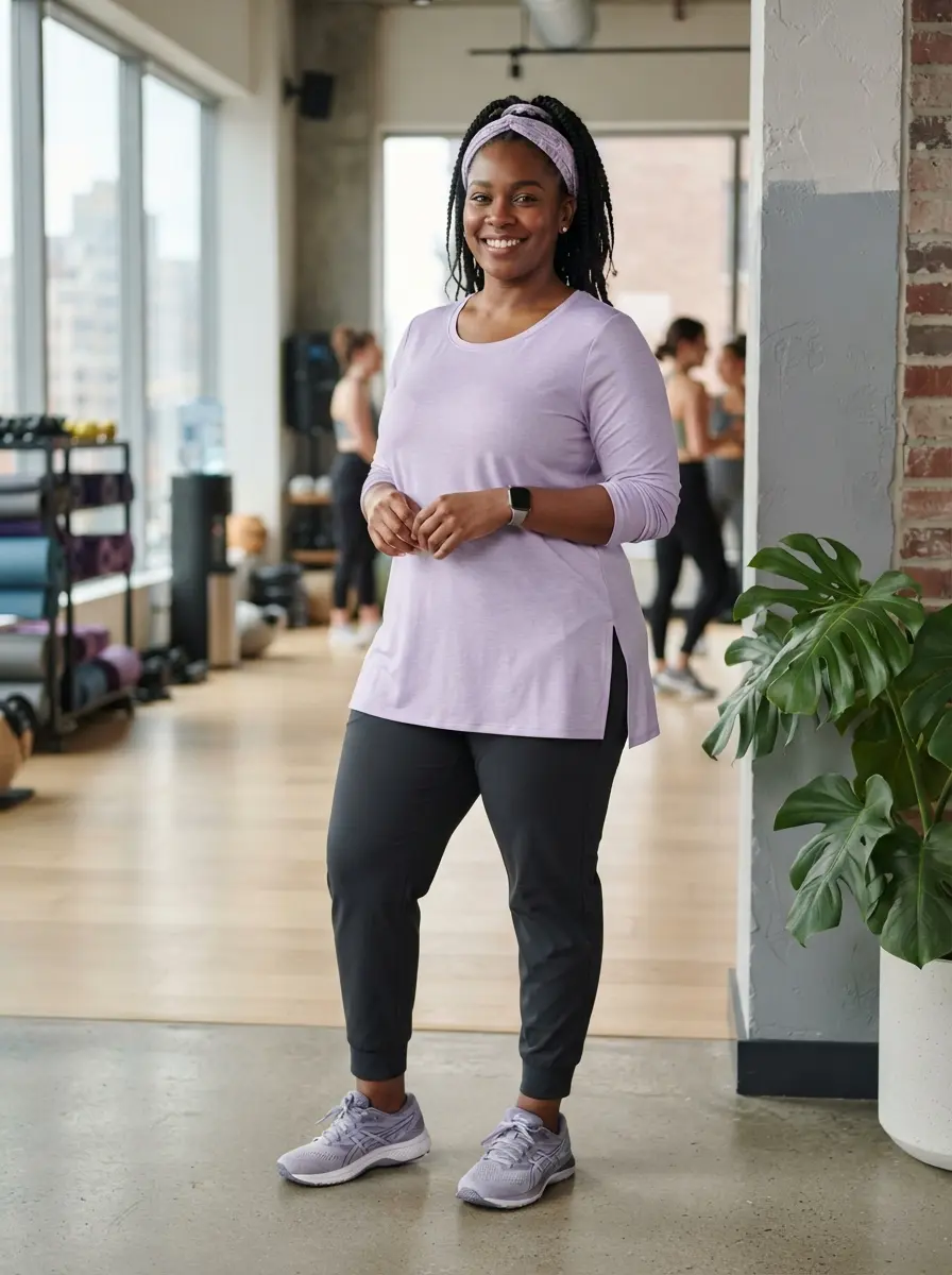 21 Plus Size Activewear Outfits to Feel Strong, Stylish & Confident 5 plus size activewear outfits 243