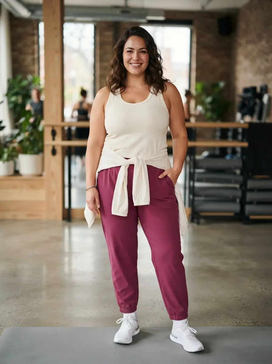21 Plus Size Activewear Outfits to Feel Strong, Stylish & Confident 14 plus size activewear outfits 251