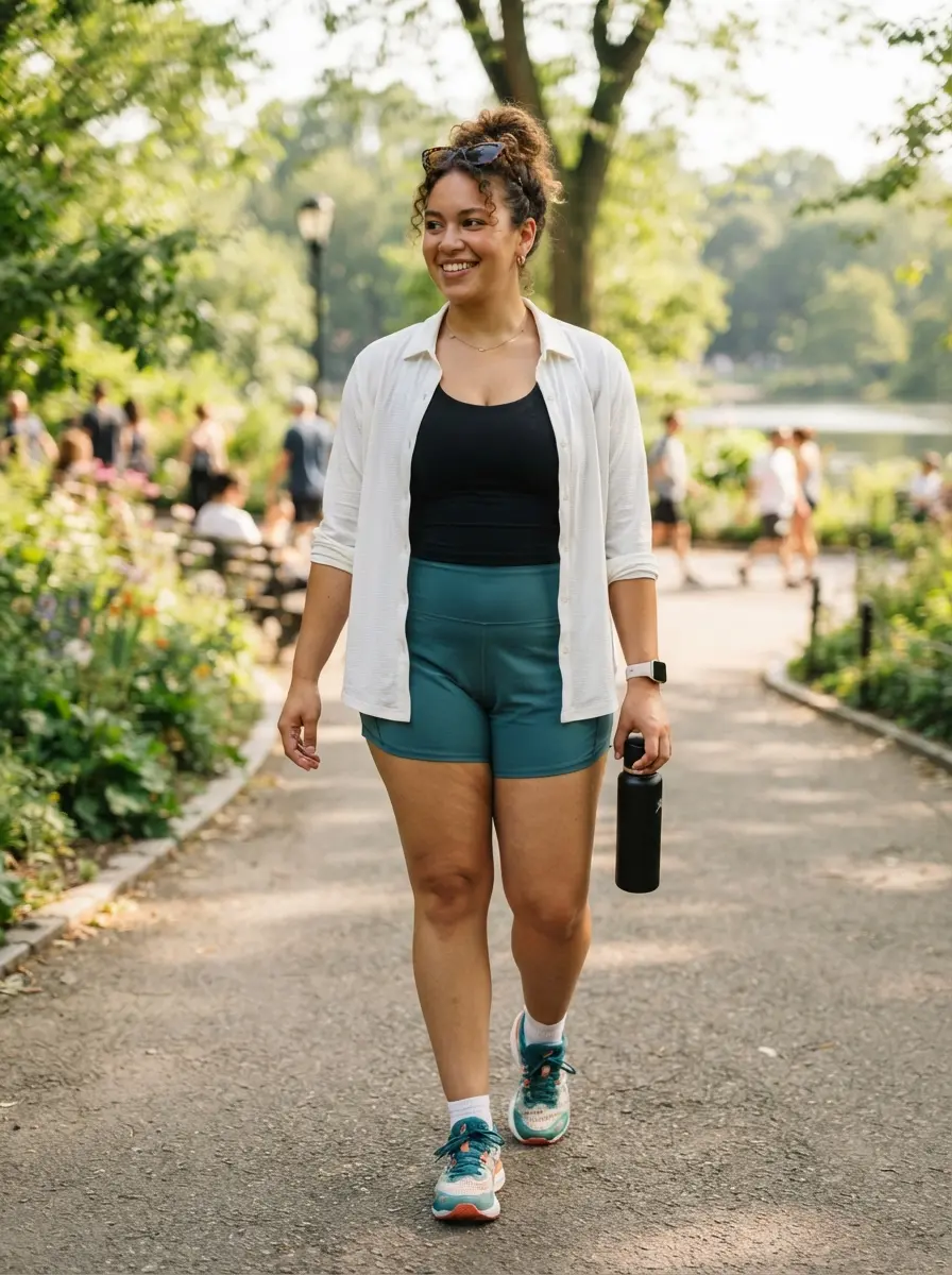 21 Plus Size Activewear Outfits to Feel Strong, Stylish & Confident 18 plus size activewear outfits 255