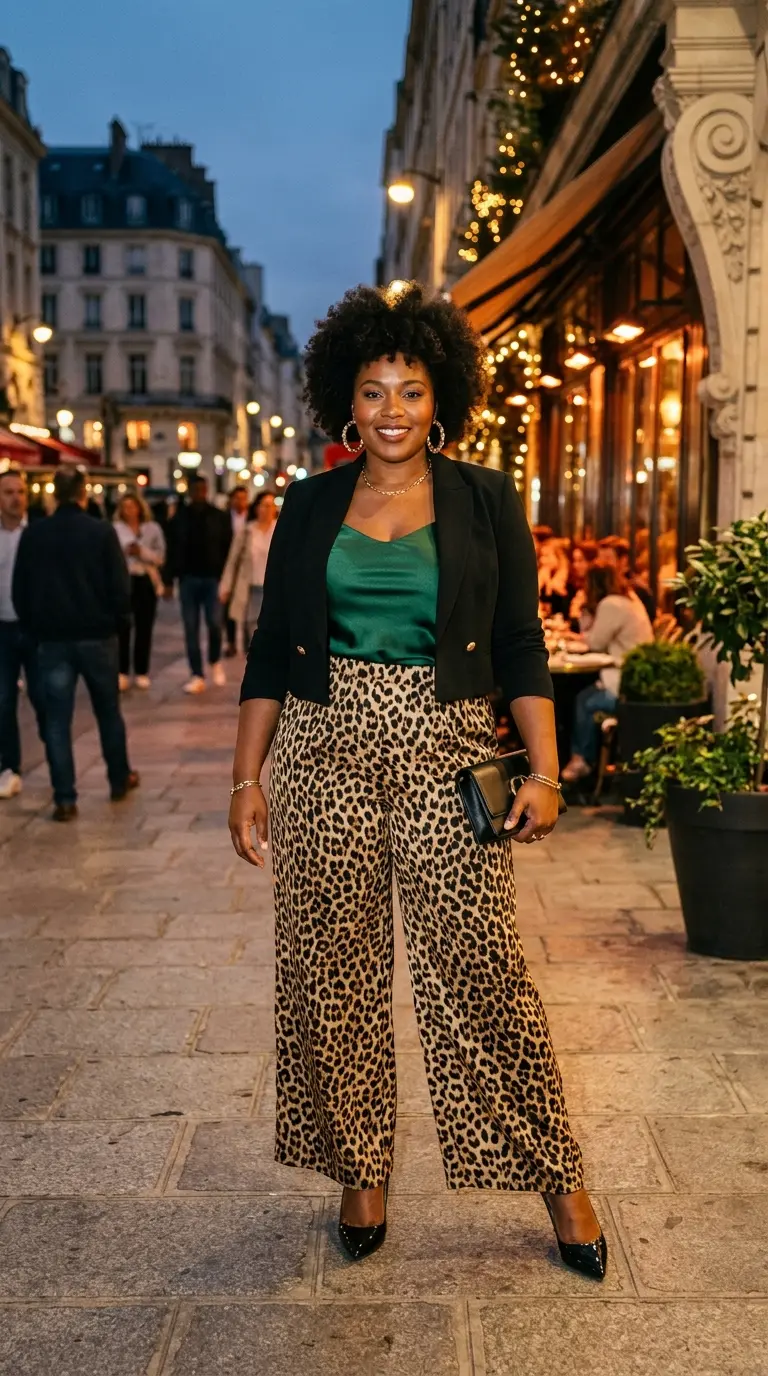 20 Plus Size Animal Print Outfits Curvy Women Can’t Stop Loving 4 plus size aesthetic outfits 340