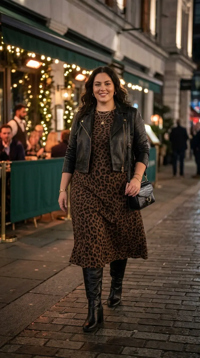 20 Plus Size Animal Print Outfits Curvy Women Can’t Stop Loving 5 plus size aesthetic outfits 341