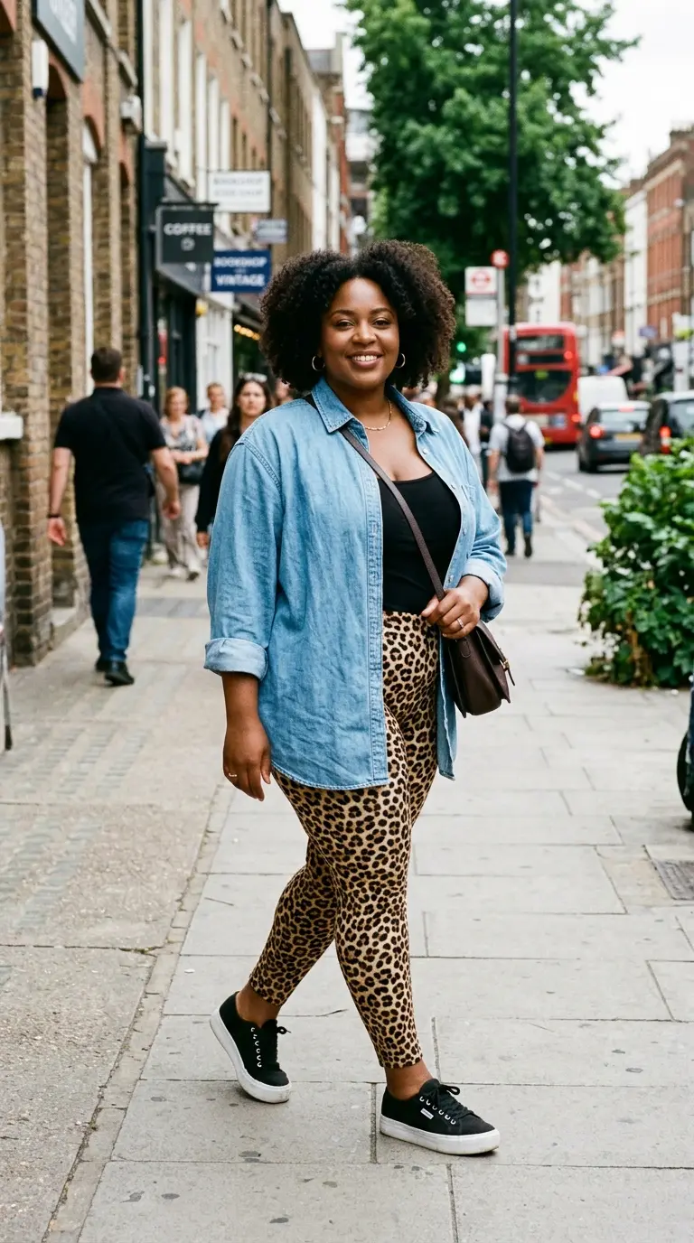 20 Plus Size Animal Print Outfits Curvy Women Can’t Stop Loving 6 plus size aesthetic outfits 342