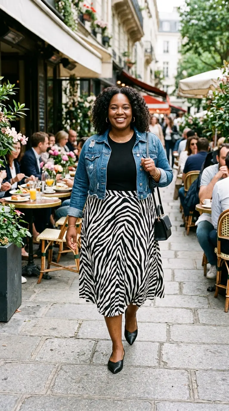 20 Plus Size Animal Print Outfits Curvy Women Can’t Stop Loving 7 plus size aesthetic outfits 343