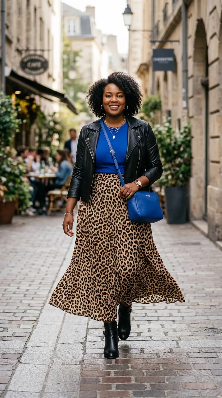 20 Plus Size Animal Print Outfits Curvy Women Can’t Stop Loving 11 plus size aesthetic outfits 347