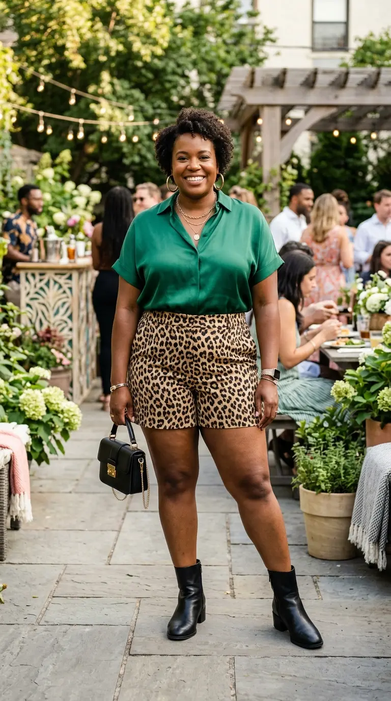 20 Plus Size Animal Print Outfits Curvy Women Can’t Stop Loving 12 plus size aesthetic outfits 348