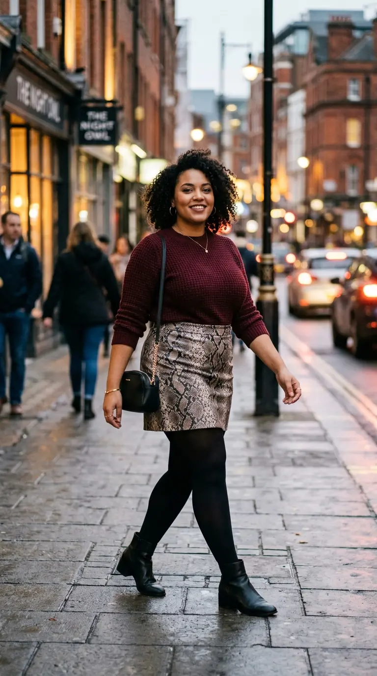 20 Plus Size Animal Print Outfits Curvy Women Can’t Stop Loving 17 plus size aesthetic outfits 353