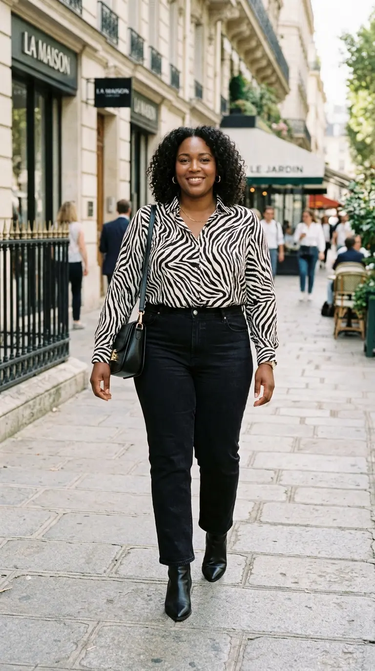 20 Plus Size Animal Print Outfits Curvy Women Can’t Stop Loving 18 plus size aesthetic outfits 354