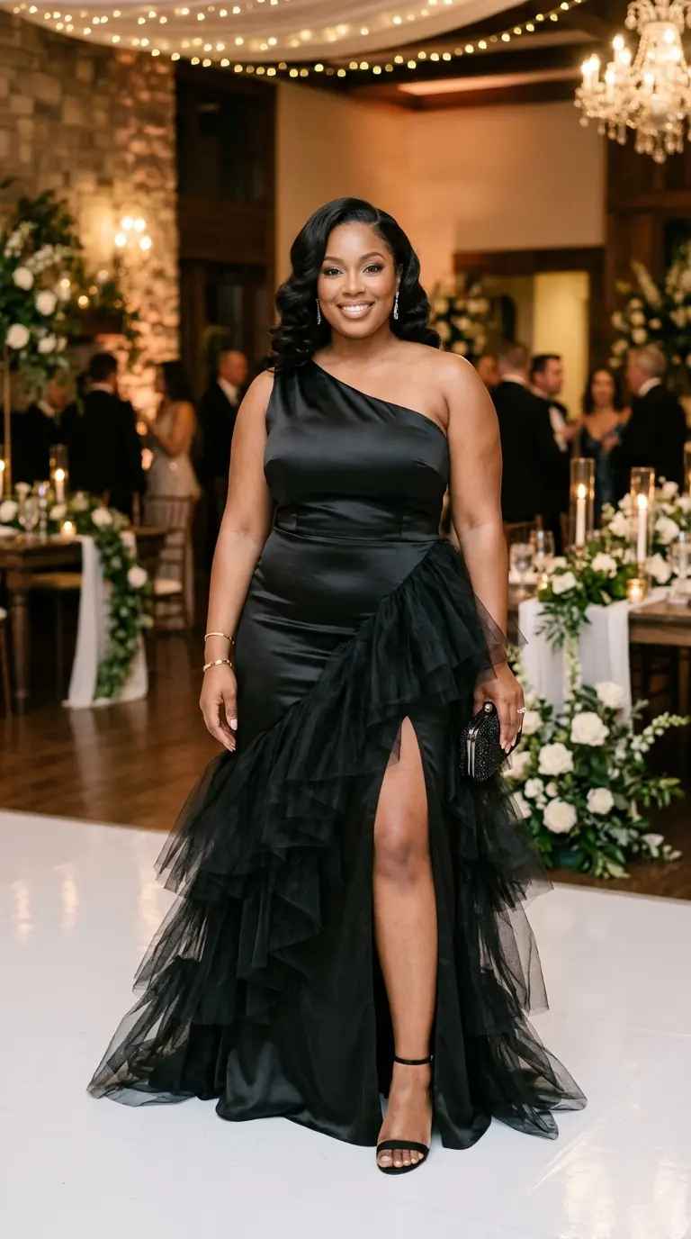 12 Plus Size Evening Wedding Guest Outfits Women Will Love 7 plus size aesthetic outfits 368