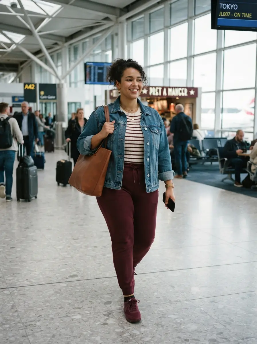 plus size airport outfits for curvy women 263