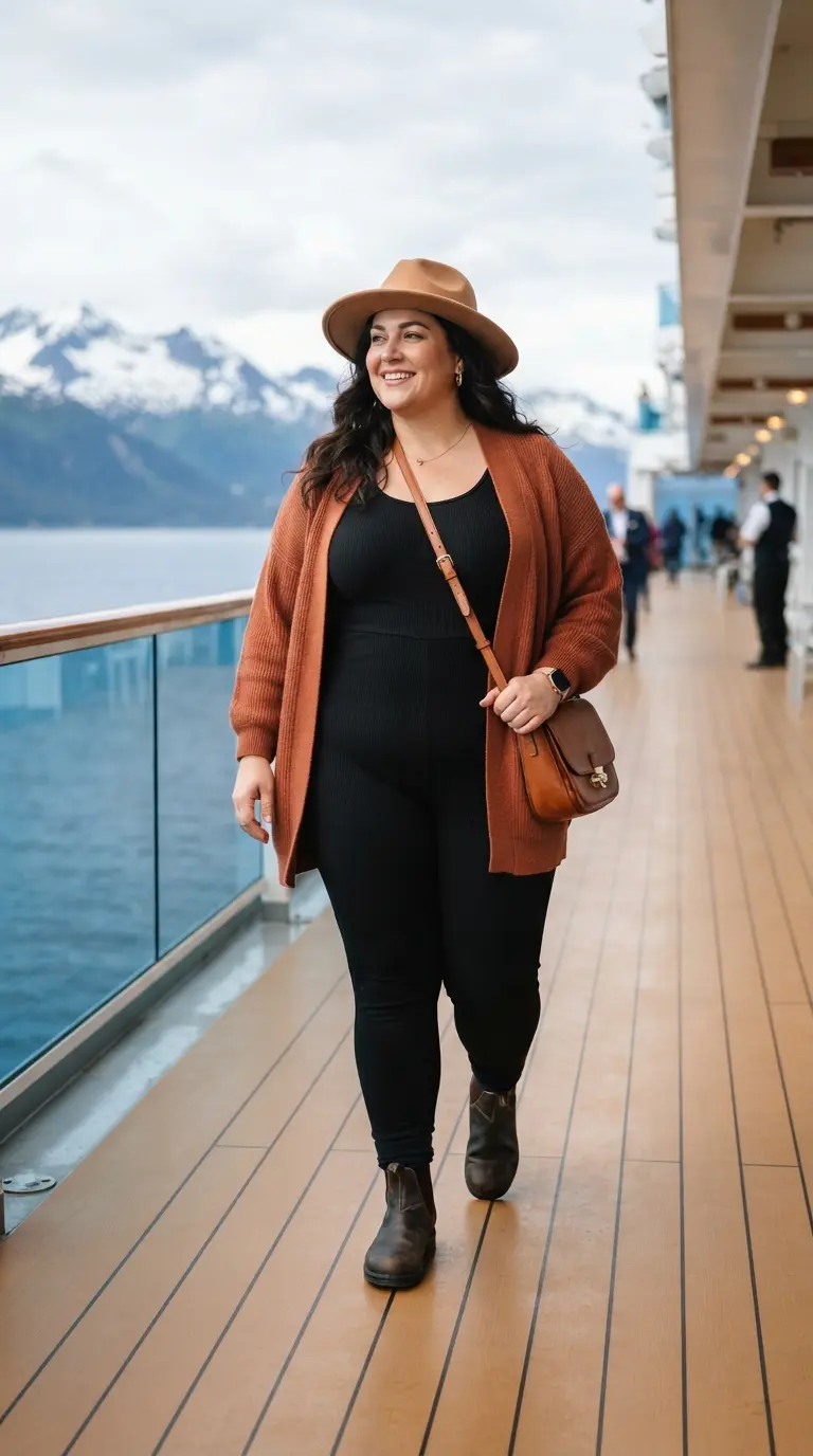 23 Stunning Plus Size Alaska Cruise Outfits for Women 5 plus size alaska cruise outfits 3860