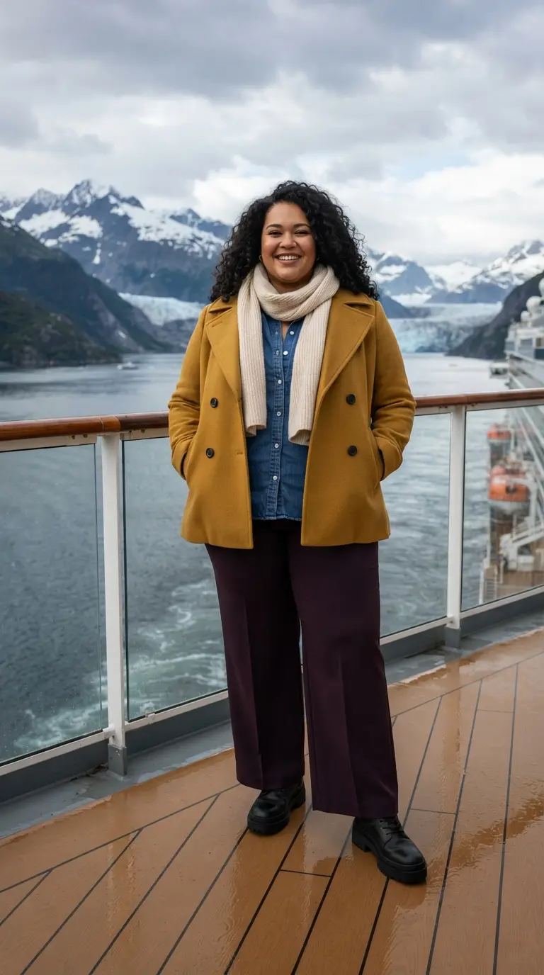 23 Stunning Plus Size Alaska Cruise Outfits for Women 7 plus size alaska cruise outfits 3862