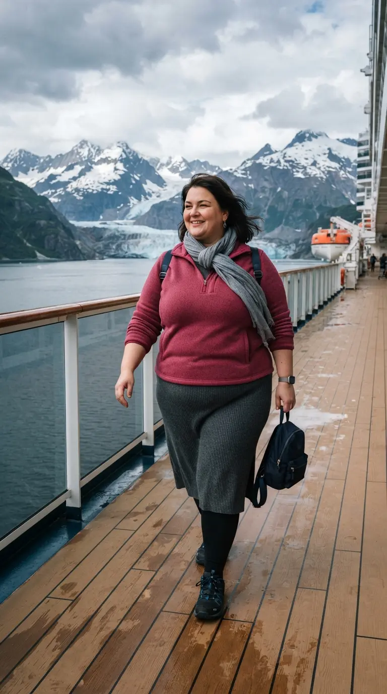 23 Stunning Plus Size Alaska Cruise Outfits for Women 22 plus size alaska cruise outfits 3877