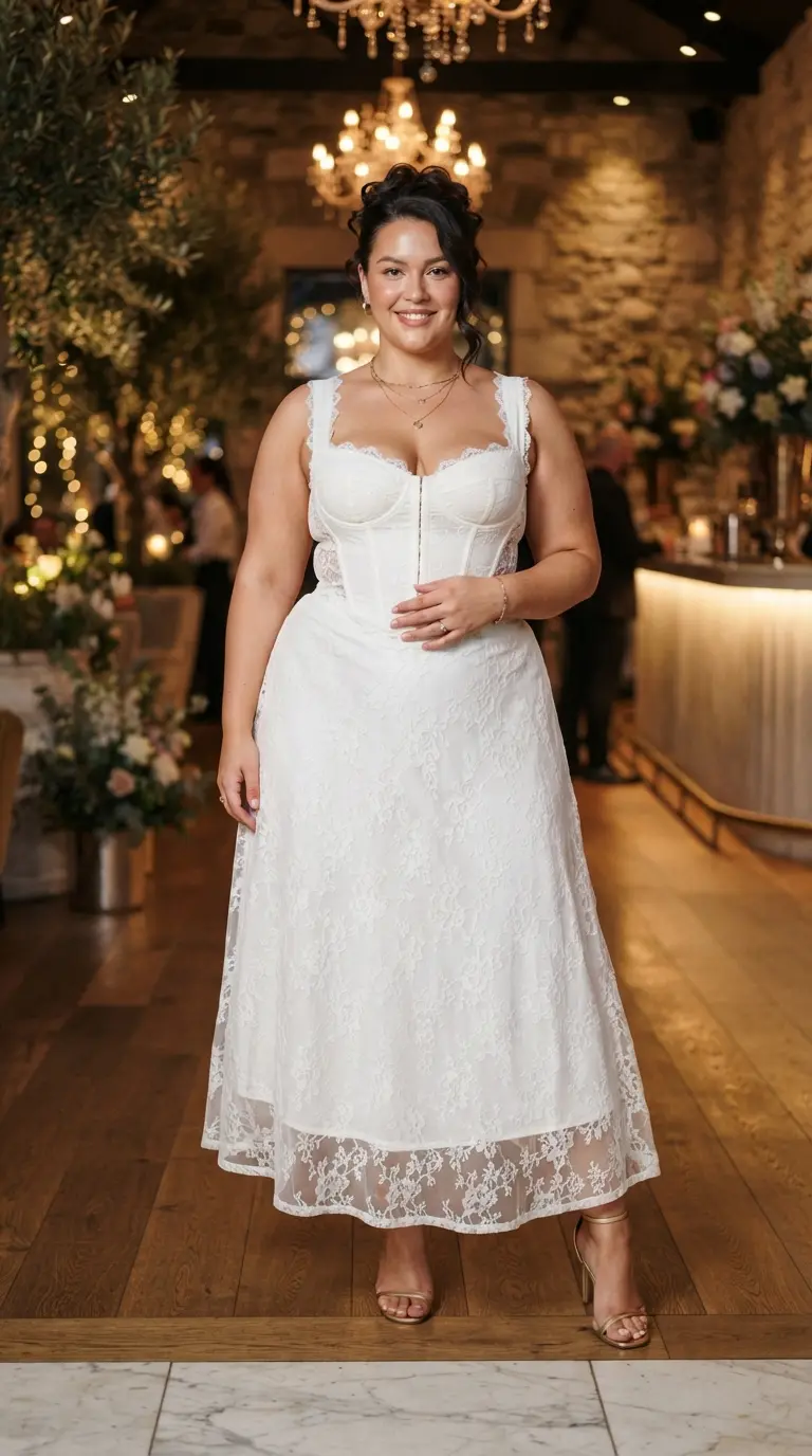 plus size all white outfits 3837